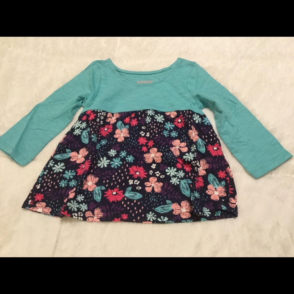 NWOT Floral Tunic